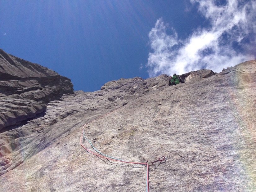 Climbing world-class Furka-Granite